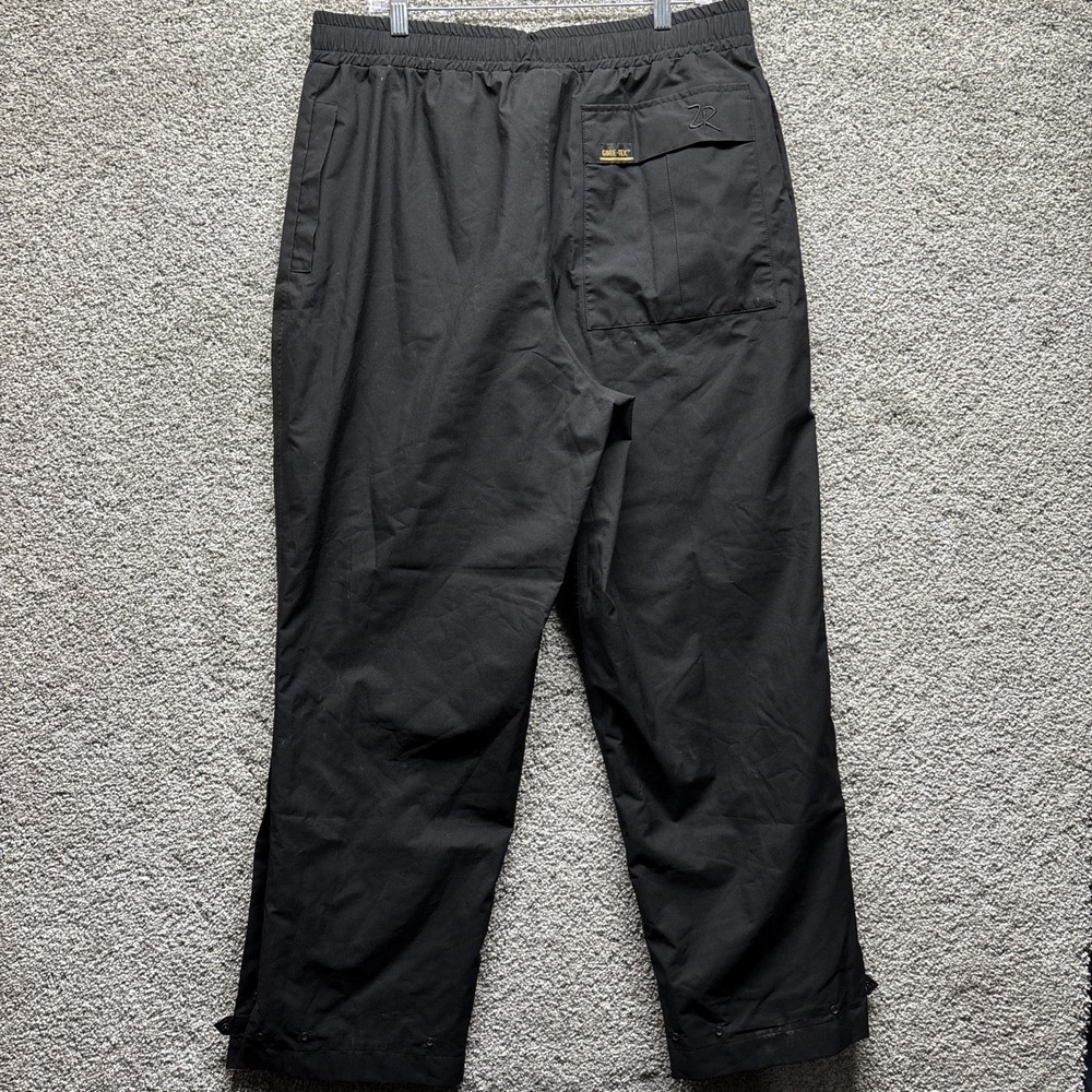 Zero Restriction ZR GoreTex Pants Mens Large 36/38in Black Golf Rain Windbreaker